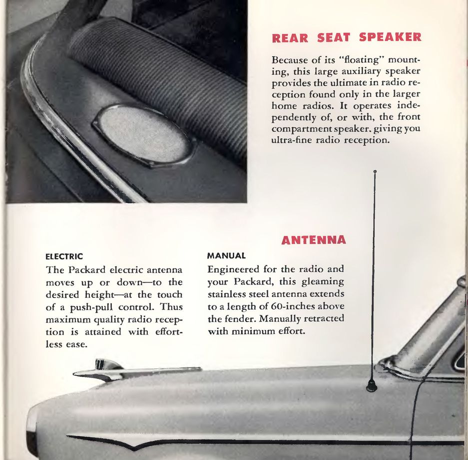 1953 Packard Owners Manual Page 44